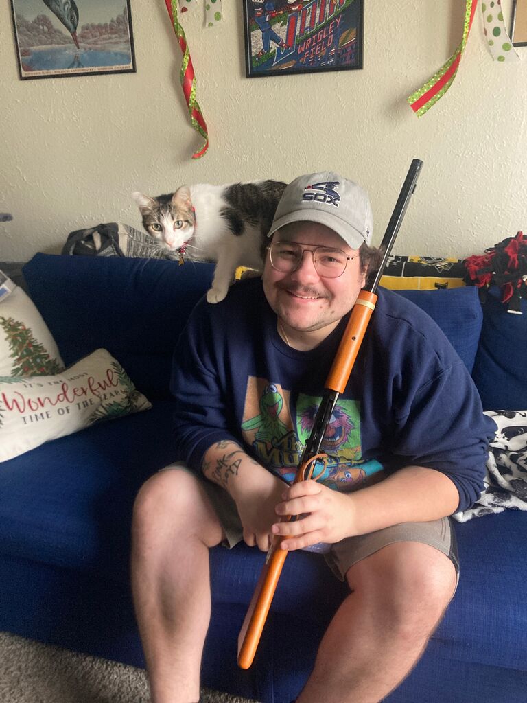 Fusilli becomes our first cat!