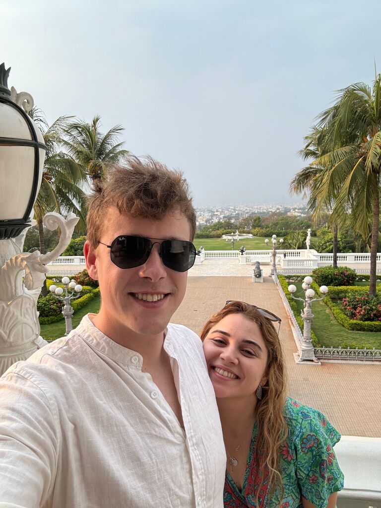 When we stayed at one of the most amazing hotels in the world - Taj Falaknuma. Highly recommended! 👏