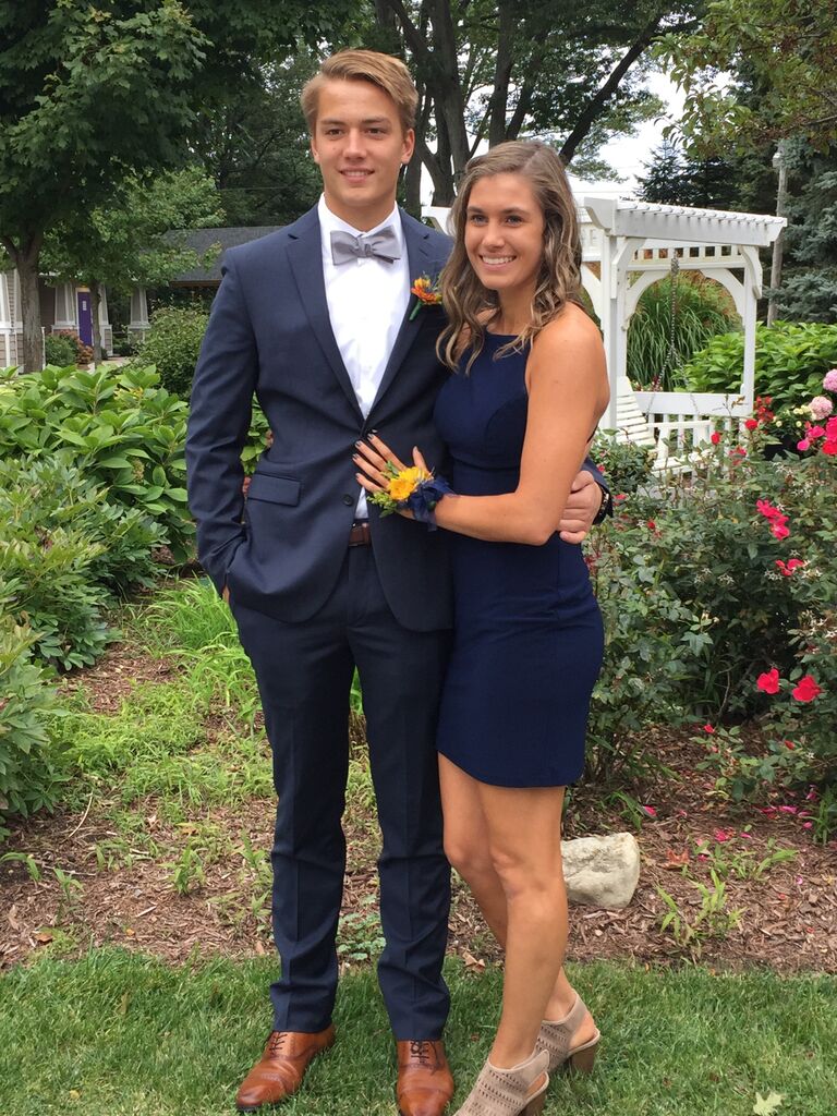 Senior year homecoming, didn't lose the bow tie this time.