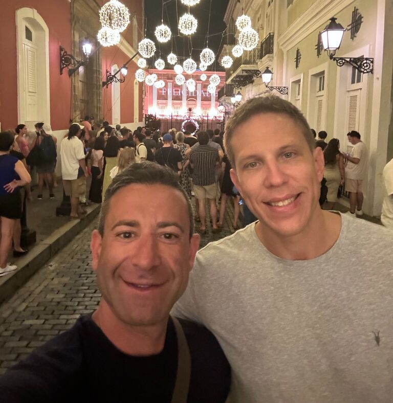 Calle Fortaleza "selfie" in San Juan, Puerto Rico