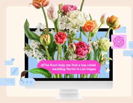 Flowers coming out of computer screen, chatgpt prompts for wedding planning