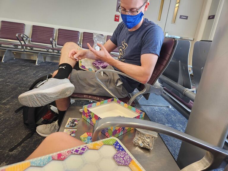 Yes, we even bring games to the airport!