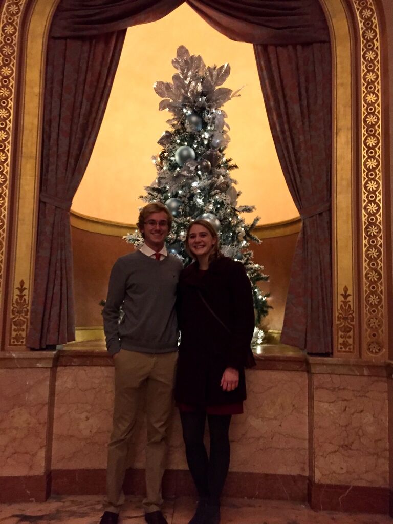One of our first dates at the Cleveland Orchestra Holiday Concert!