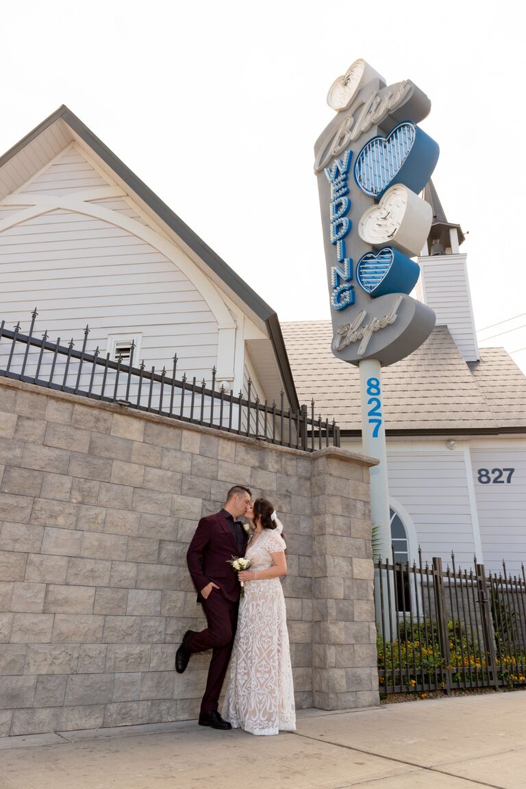 Our wedding day at Bliss Wedding Chapel in Las Vegas, NV. This was the most "us" day, and perfect in every way. 