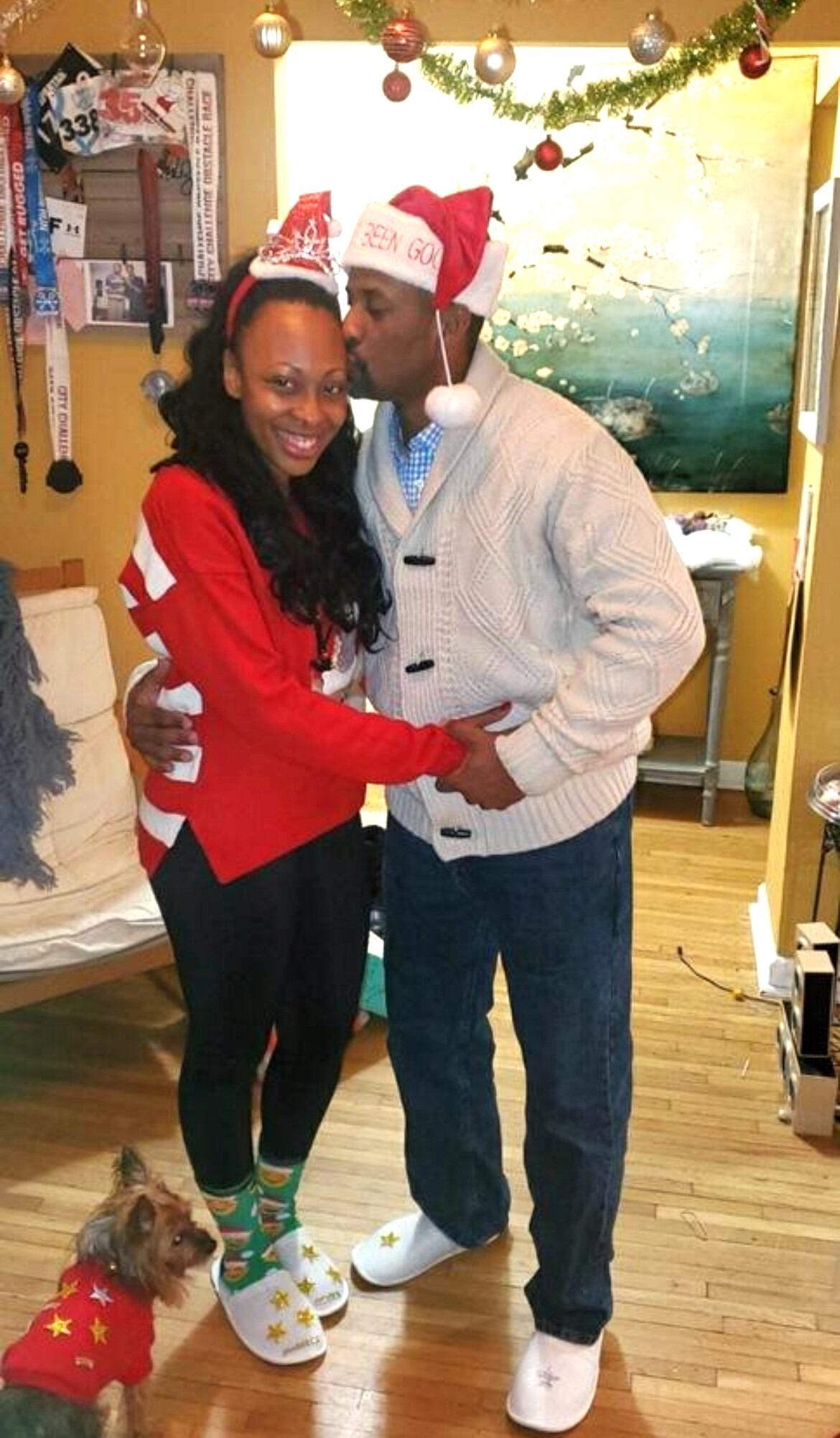 Our first Christmas together in New York, as a couple. 