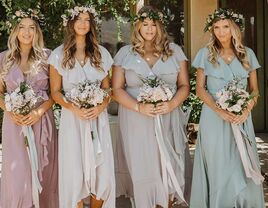 Bohemian bridesmaids