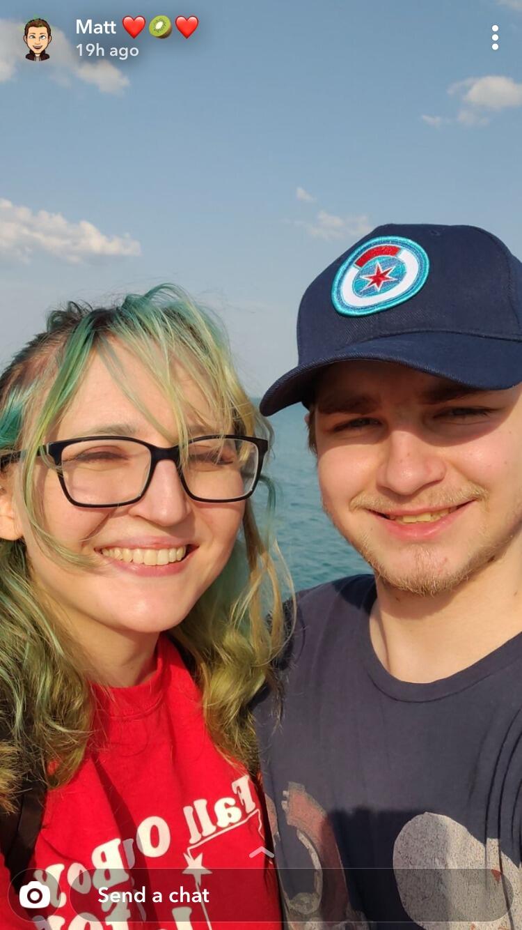 At Lake Michigan