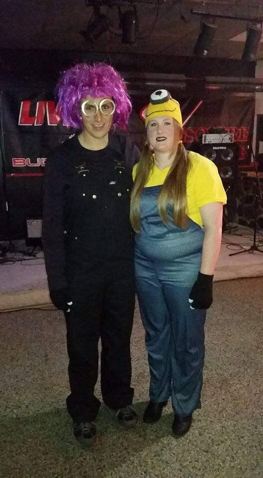 Our love for Halloween was known.