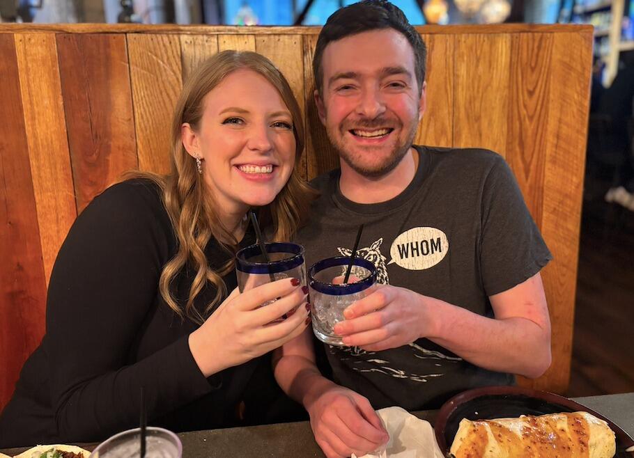 Night out in Knoxville after taking engagement photos.