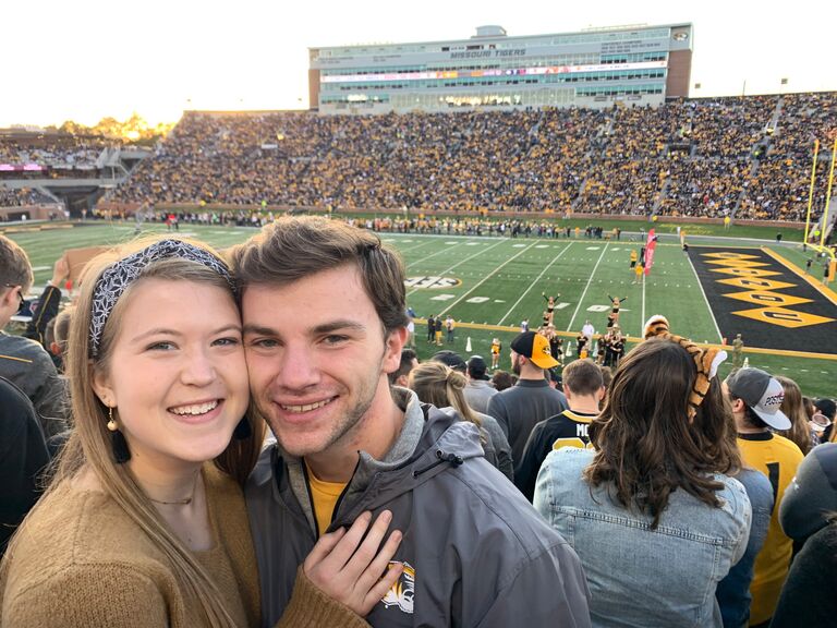 One of Camryn’s many visits to Mizzou!