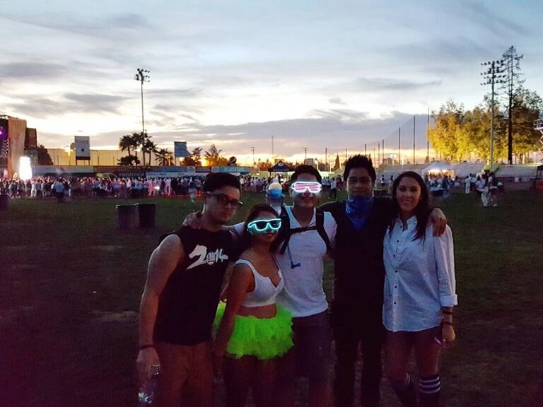 Our first rave together, Life in Color (2016)