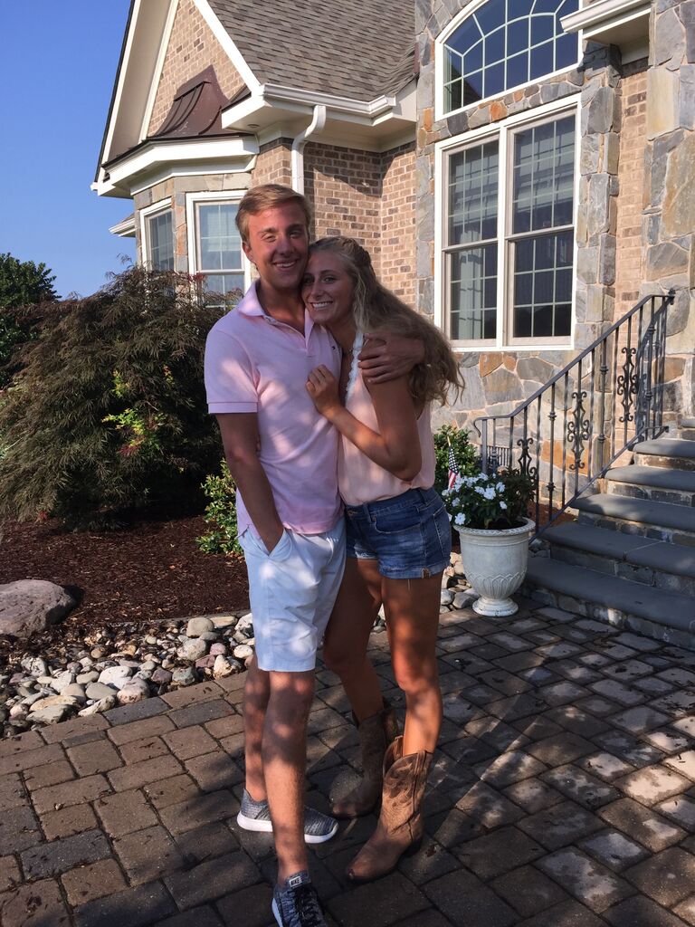 Delaney and Brendan's first documented photo together - going to the Dierks Bentley concert in Virginia Beach!
