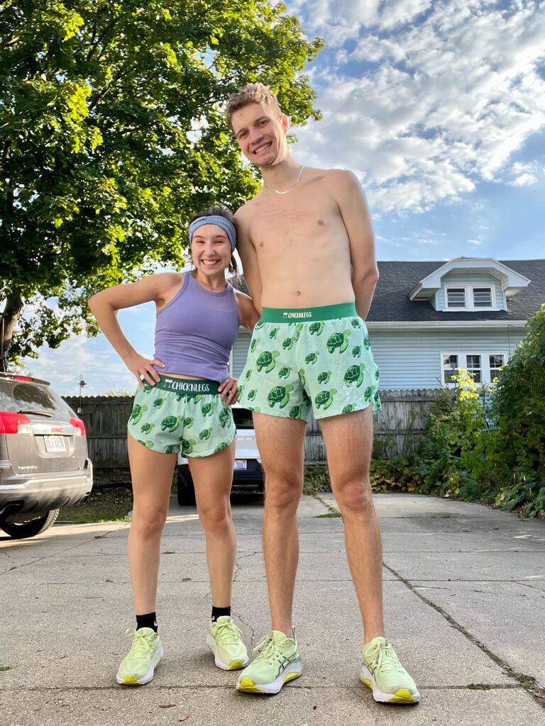 Matching running shoes and shorts... #GOALS