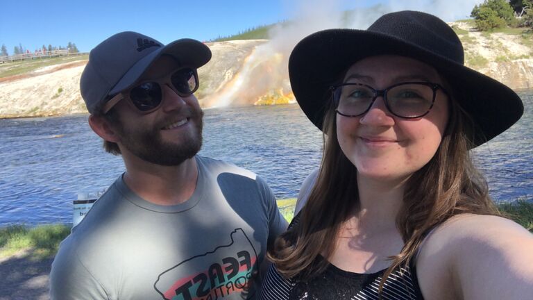 Went on our very first camping trip together - now one of our favorite things to do together