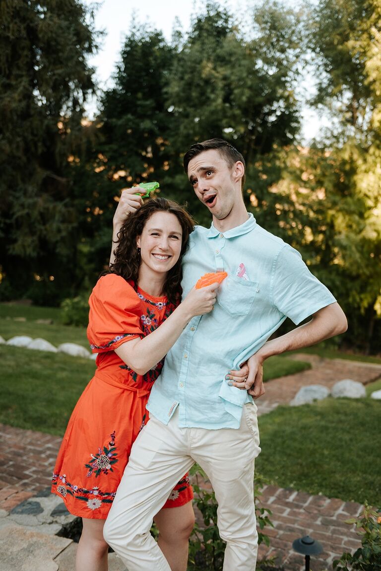 Seattle wedding / got in big fight over driving and directions / made up 
