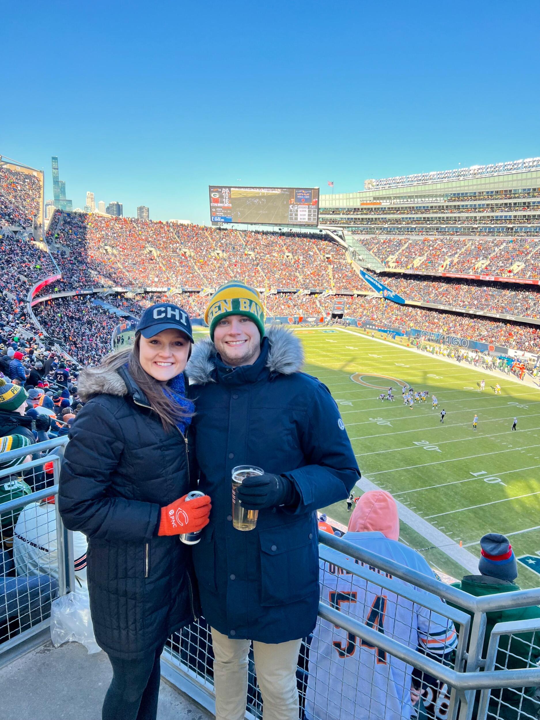 Bears vs Packers game at soldier field! 