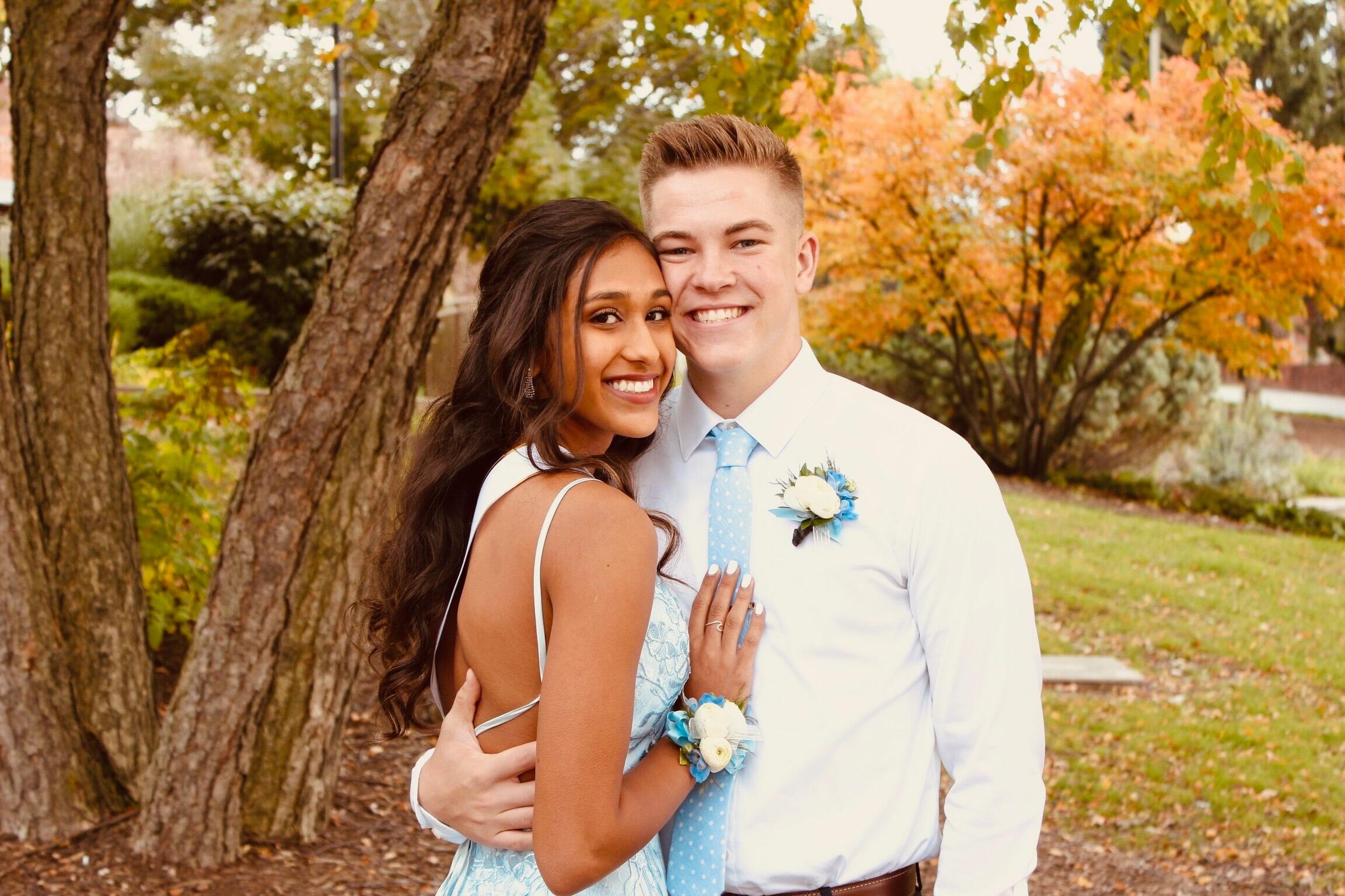 Lily's senior year homecoming