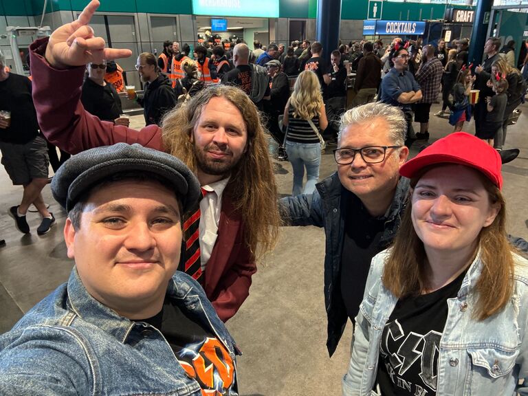 Sharing the same love for rock music they ensured AC/DC was on the 2024 agenda!