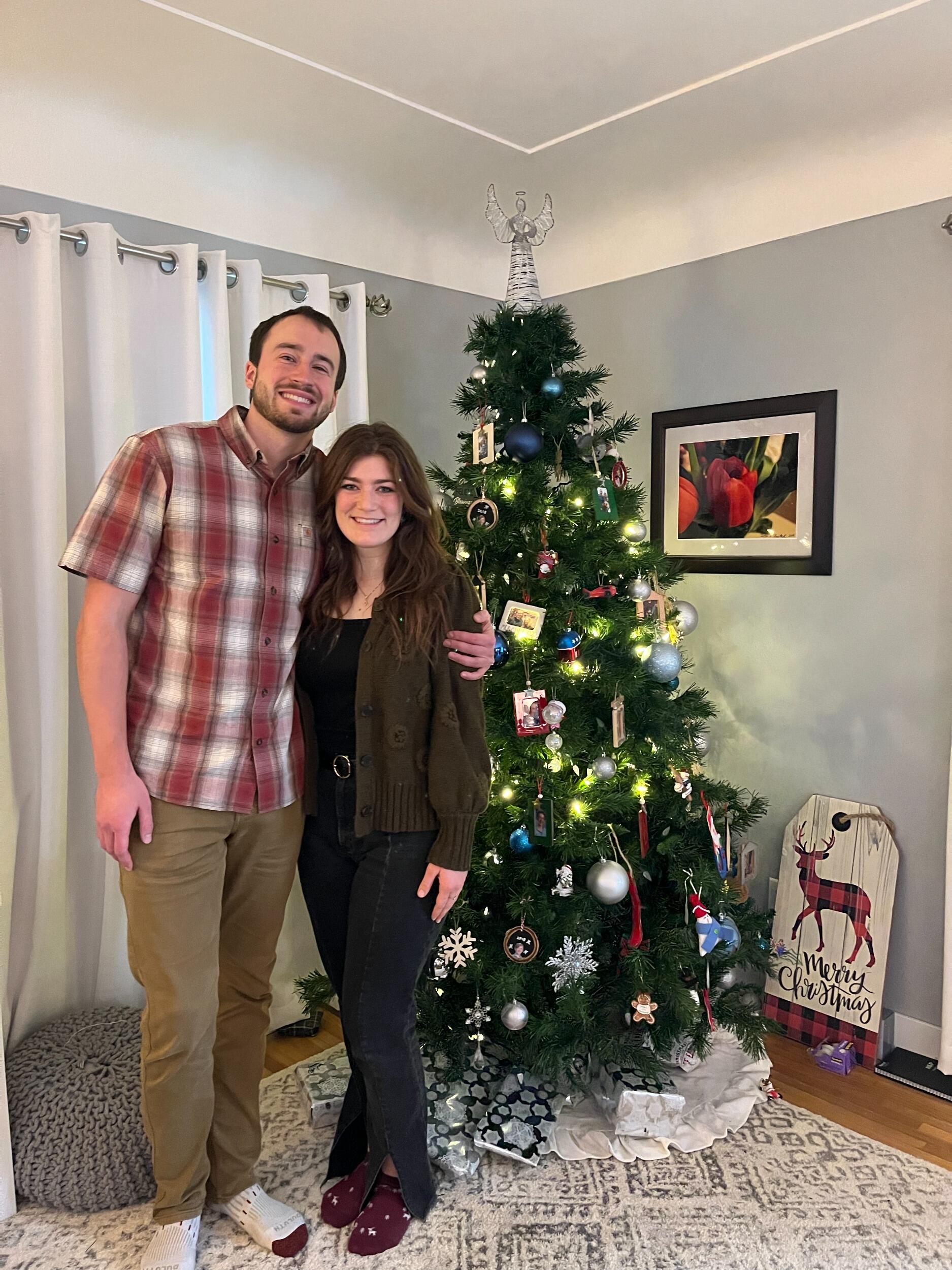 We celebrated many Christmases together and got to be with all of our families.
I, (Lily), was grateful David was willing to join in on the chaos.