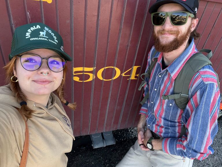 Family train ride