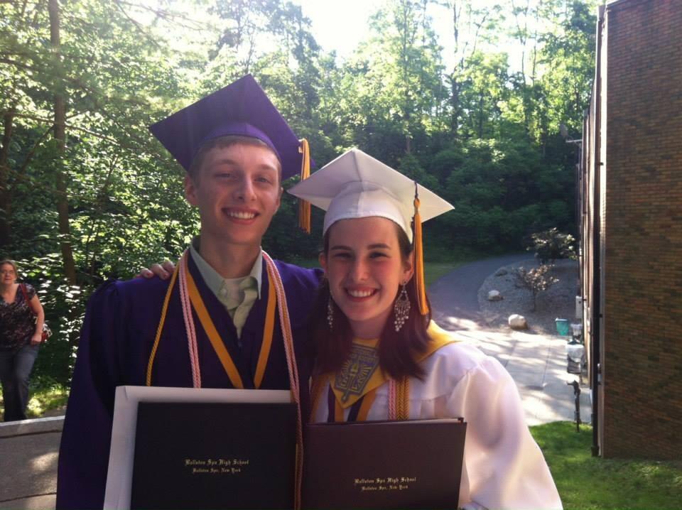 We graduated high school together!