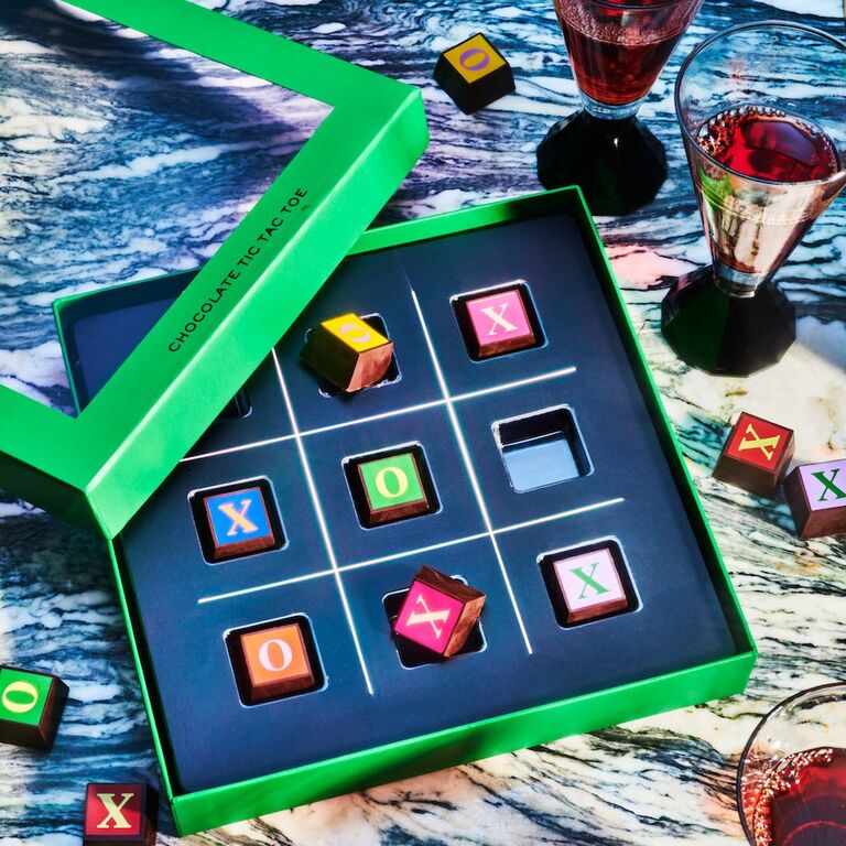 Compartés chocolate tic-tac-toe valentine gift for husband