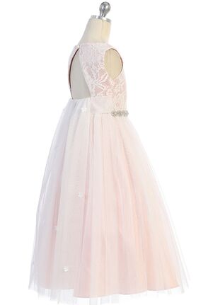 mink flower girl dresses