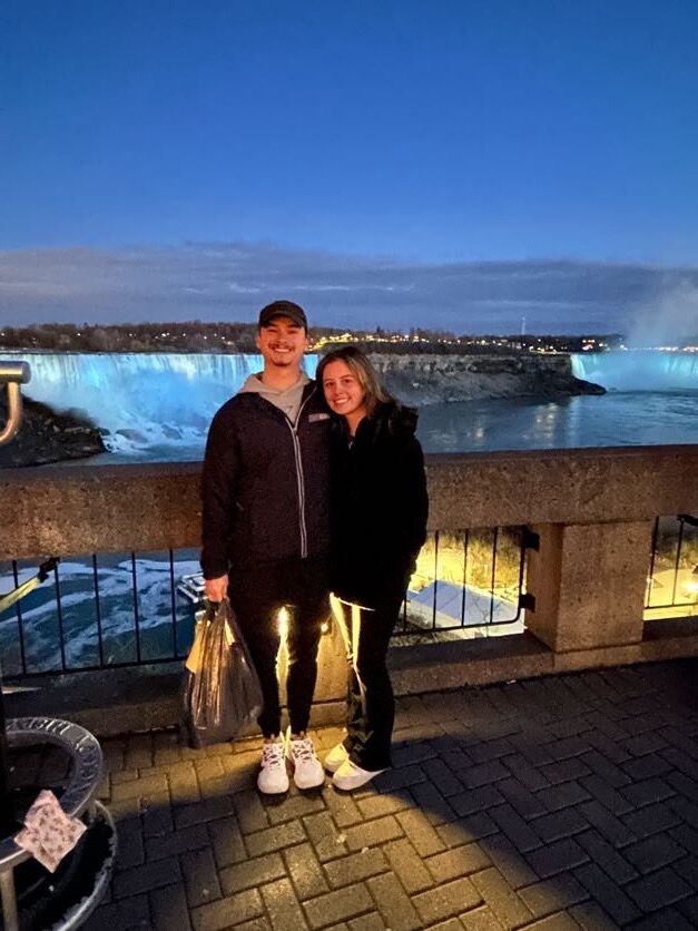First Time at Niagara Falls Together!