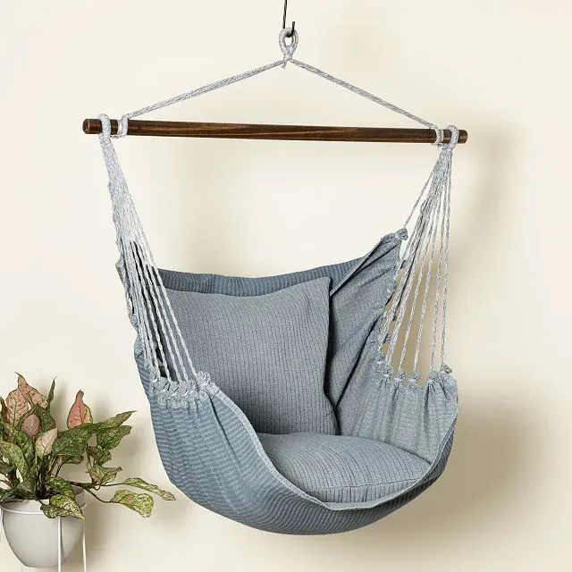 Blue hammock chair for 29th anniversary gift