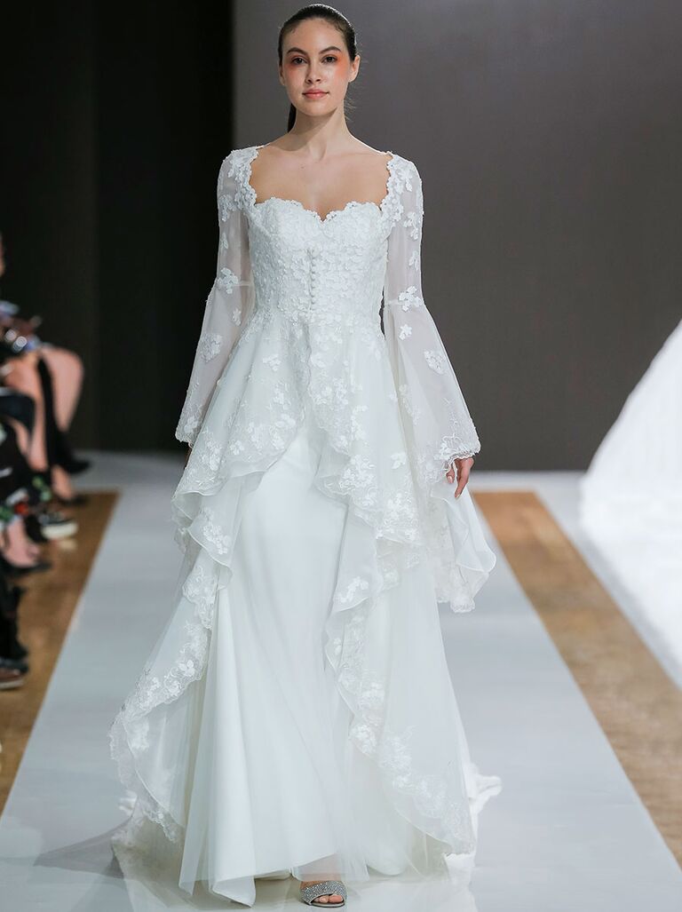 Mark Zunino Fall 2018 Collection: Bridal Fashion Week Photos