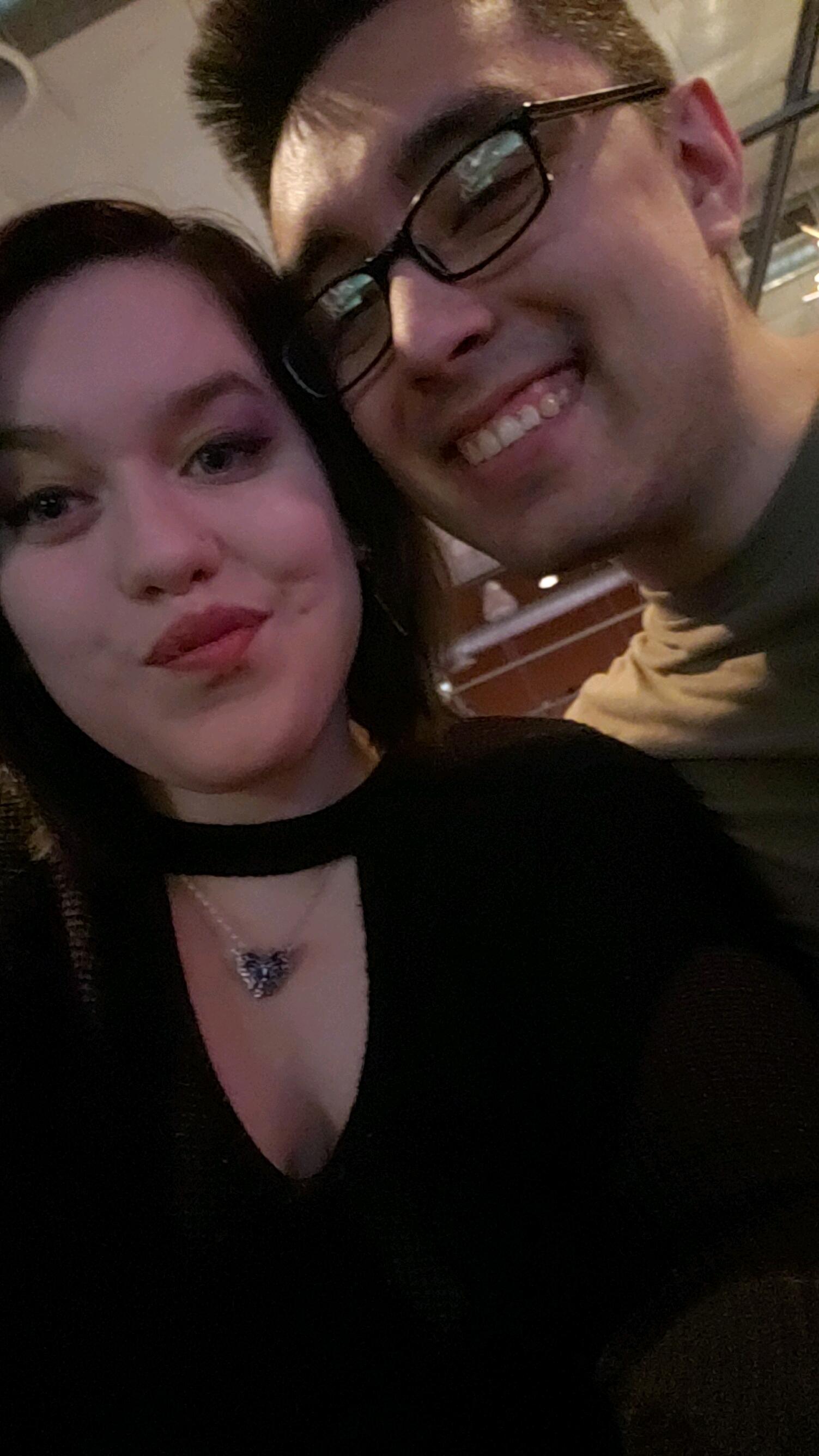 New Years Eve... Cody and I started talking originally on New Years Eve so its always a special night for us