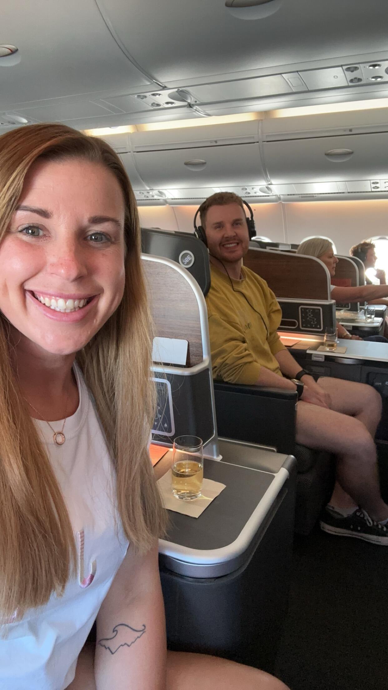 Having ourselves a pinch me moment, heading to Europe for our biggest trip yet... and in business class