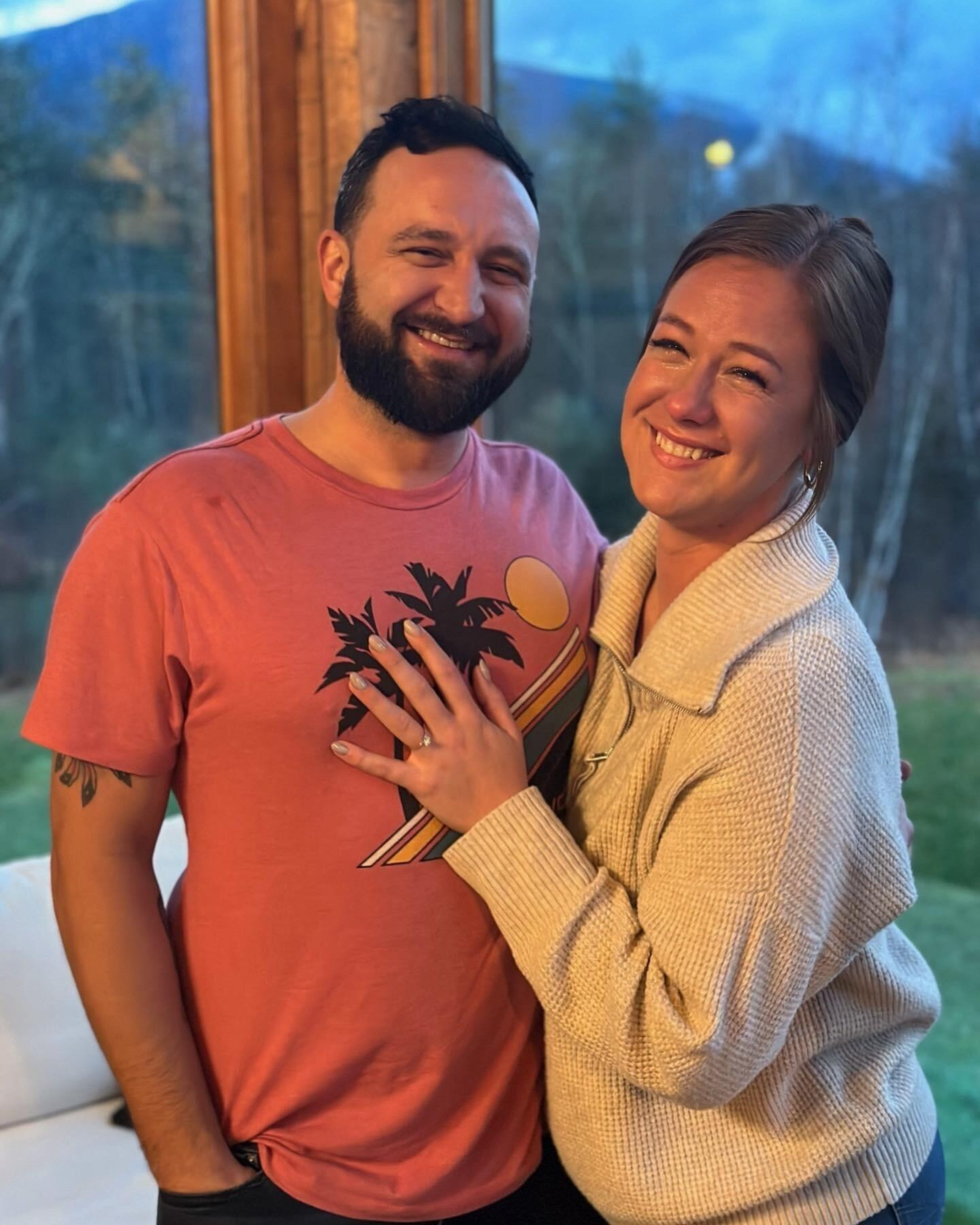 When Jeff proposed in Upstate NY amongst my very best childhood friends.