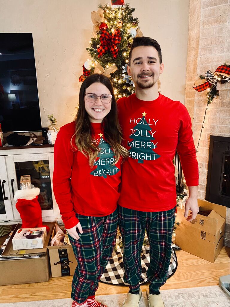 Our first Christmas morning together :)
