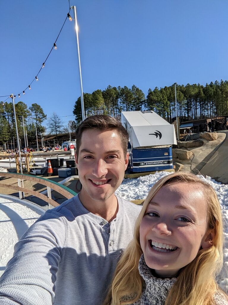 Ice Skating in the brisk Carolina winters