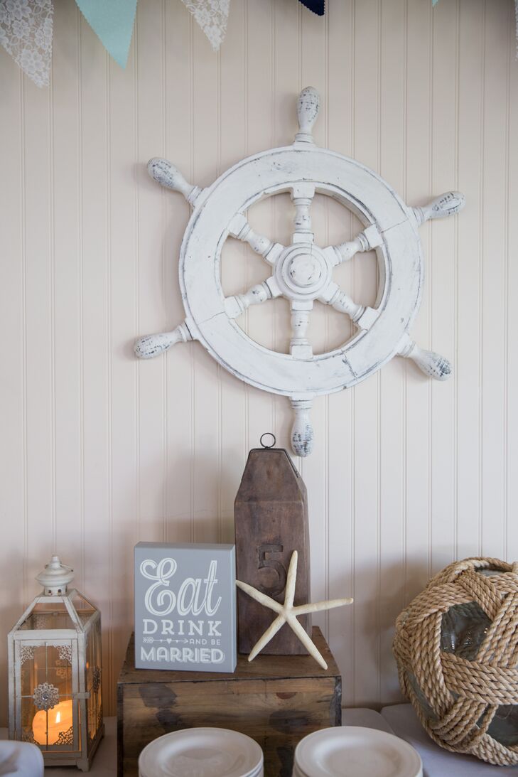 Rustic, Nautical Reception Decorations