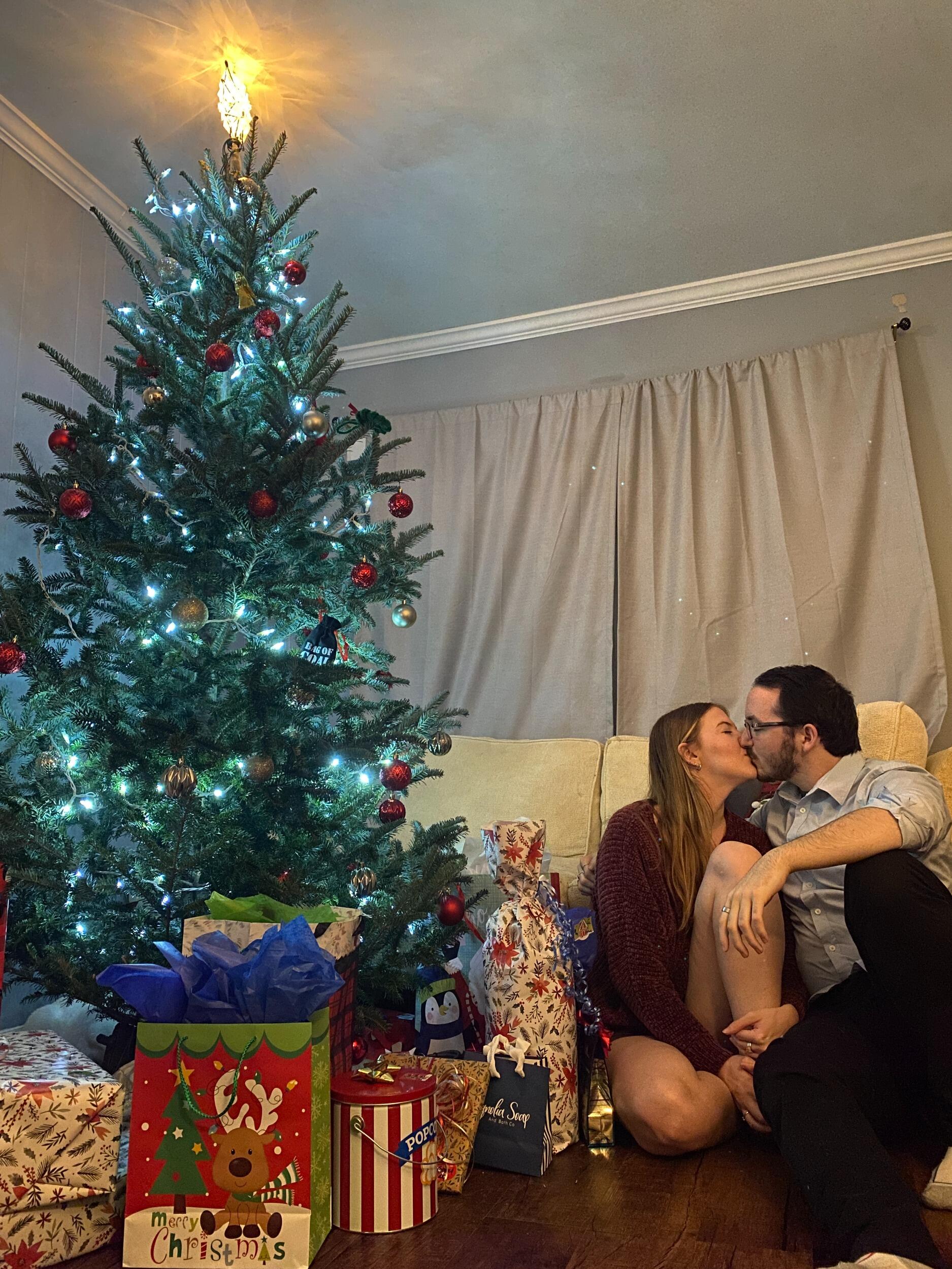 First Christmas in our first apartment!