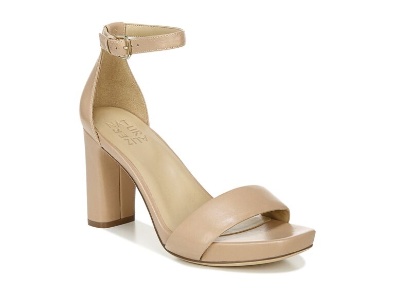 nude bridesmaid shoes