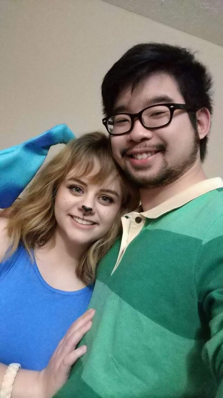 I've got a clue! Our first Halloween together!