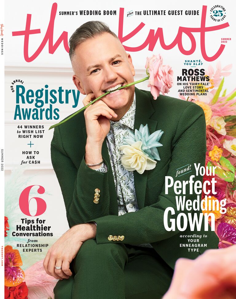 ross mathews the knot magazine cover