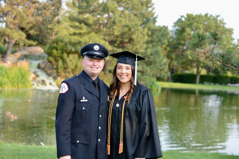 They went on to graduate college and the academy and started their careers as a teacher and paramedic. 