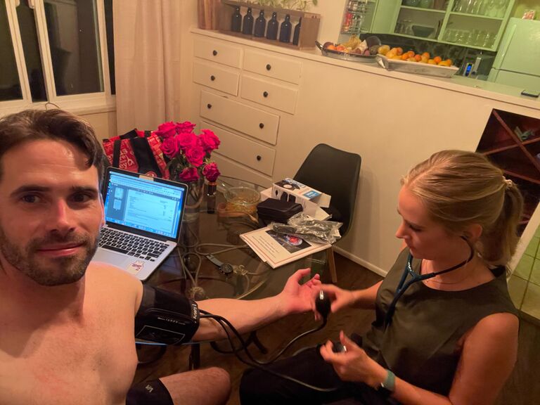 Blood pressure check!