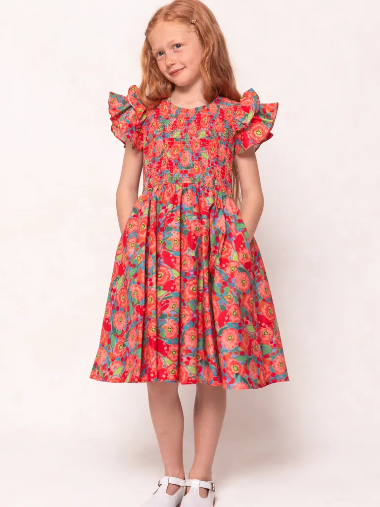 Kids poppy mommy and me dress for wedding from Ivy City Co 