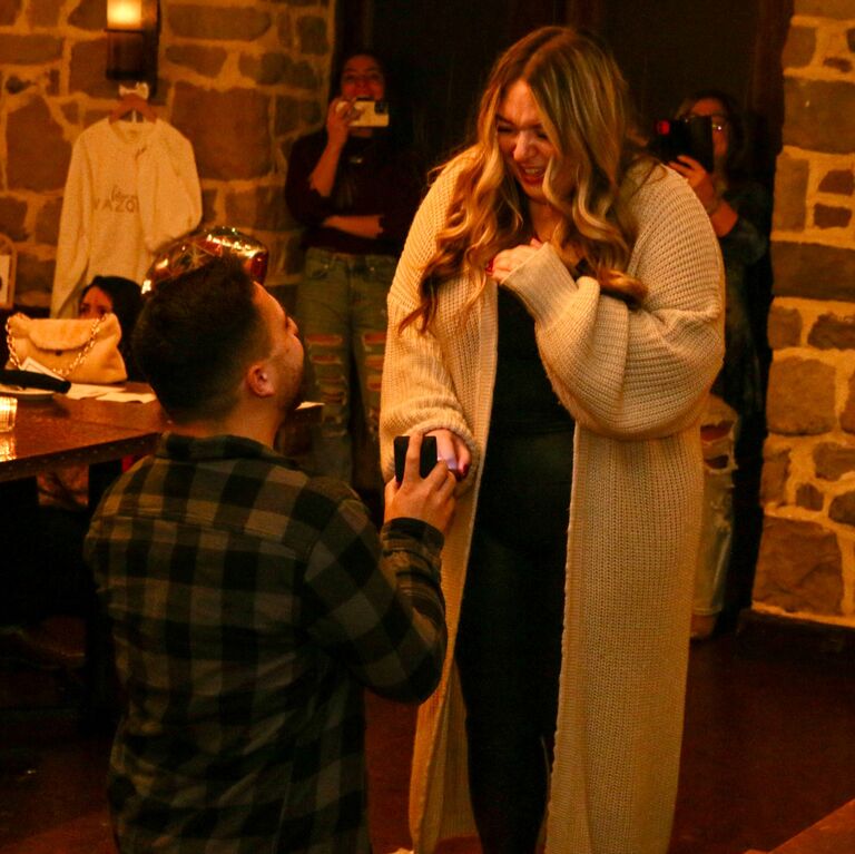 We got engaged !