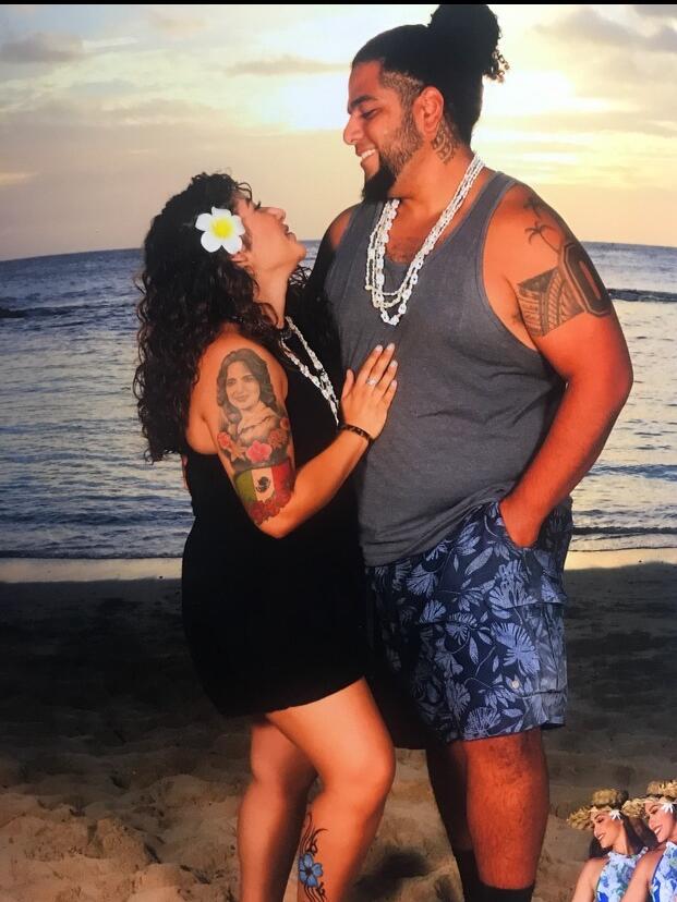 Galu took Ruby to Hawai’i for her first time.  Ruby met so many of Galu’s family and learned about his culture.🌺🌴