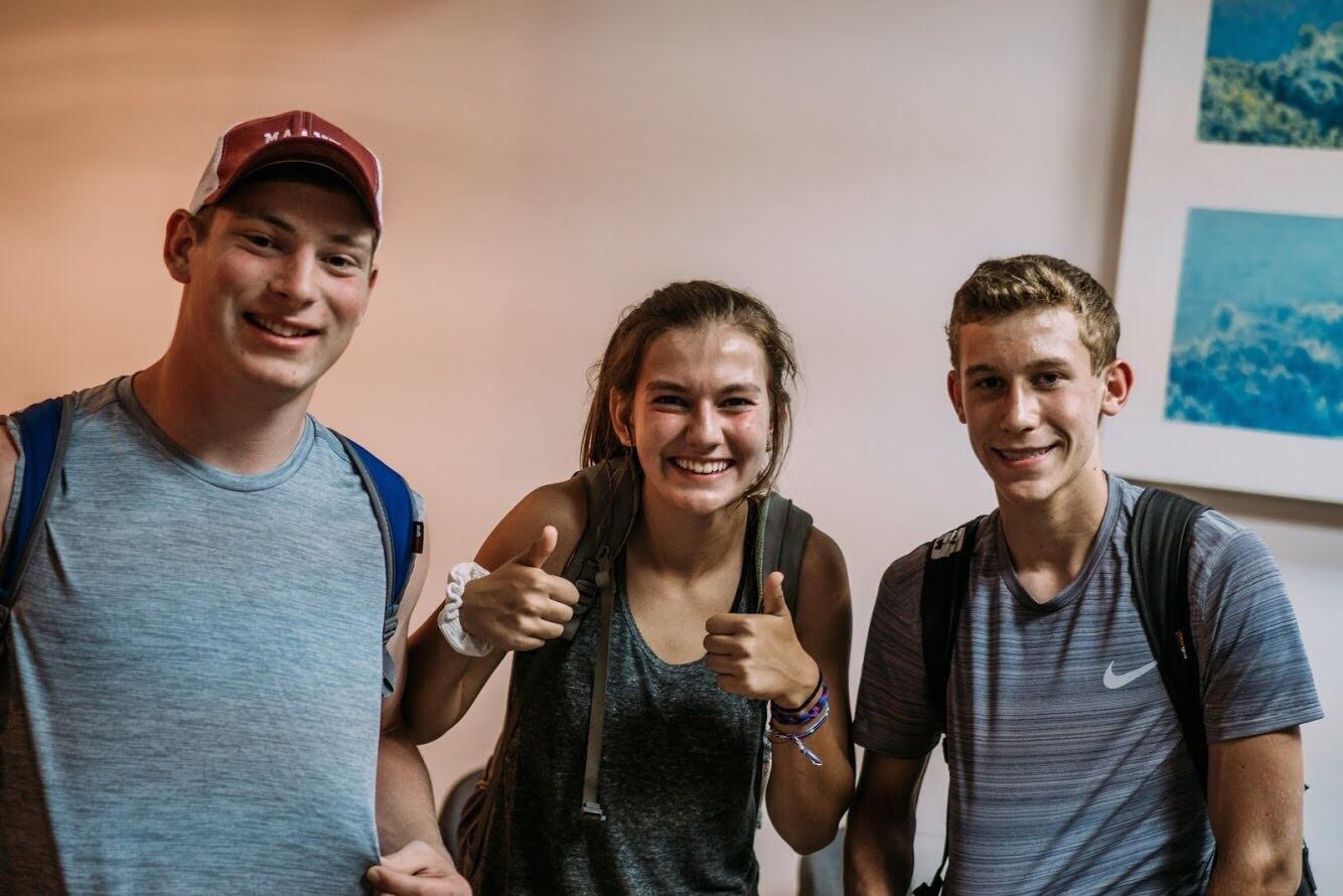 AUDREY: Here we are on another mission trip, this time Croatia. I was waiting for Trevor to make a move on this trip, especially sitting next to me on the ENTIRE flight there.

TREVOR: Truthfully, I was going to ask Audrey out, but decided I would wait until after the missions trip. My dad and Tyler can attest to this.