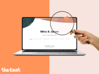 How to find a couples website on the knot