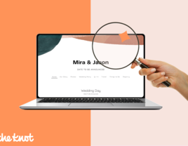 How to find a couples website on the knot