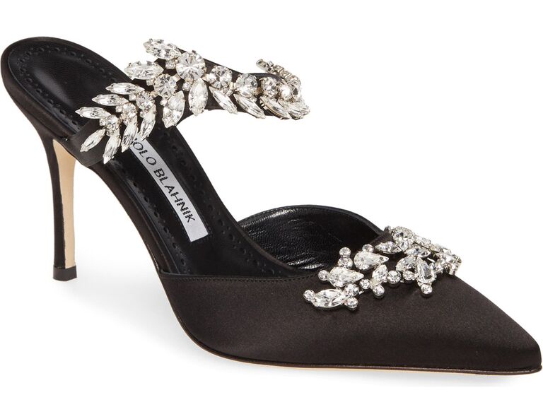 black wedding shoes for mother of the bride