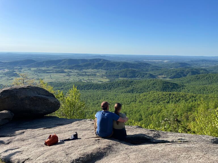 Escaped the city and hiked Old Rag on a gorgeous day!